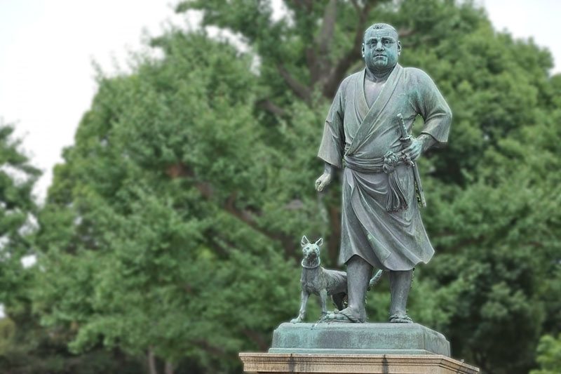 西郷隆盛も愛犬家。今も昔も、ペットは人生の素晴らしいパートナーのイメージ